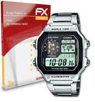 atFoliX 3x Screen Protection Film for Casio AE-1200WHD-1AVEF matt&shockproof