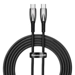 Baseus USB-C Kabel, 100W, 2m - Svart