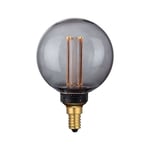 Pære LED Mini Globe Smoke Dimbar E14 - Colors