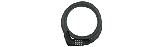 Abus Steel-O-Flex 6615 Cykellås Svart, kod, 85cm x 15mm, 560g