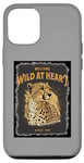 Coque pour iPhone 12/12 Pro Welcome Wild at Heart (grand chat guépard)