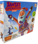 Santa's Operation Board Game Festive Christmas Family Fun Kids Doctor Play Set