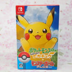 NEW Nintendo Switch Pokemon Lets Go! Pikachu Monster Ball Plus Set 40253 JAPAN