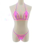 Cut-Out Micro Bikini Mini Badkläder Dam - Rosa