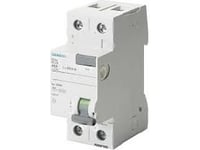 Jordfelsbrytare 2P 25A 0,03A Typ Ac 30Ma 230V Sentron 5Sv4312-0