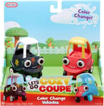 Let’s Go Cozy Coupe 2 Mini Colour Change Vehicles For Tabletop & Floor Push P