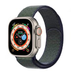 Nylon klockarmband Apple Watch Ultra (49mm) - Midnight fog
