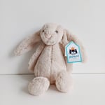 Jellycat London Small Bashful Beige Bunny BASS6B Soft Plush Toy 0+ NEW with tag