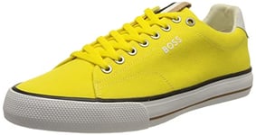 BOSS Men's Aiden_Tenn_cv Sneaker, Bright Yellow730, 5.5 UK (40 EU)