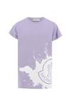 Kids Splash Logo T Shirt Purple KIDS