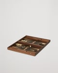 Manopoulos Walnut Natural Tree Large Backgammon
