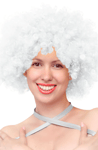 Party Wig Afro Hair White