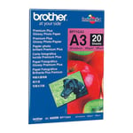 Brother BP71 Glossy Papper A3, 20 Ark, 260g/m2