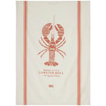 Lexington Kjøkkenhåndkle 50x70 cm, Hvit/Terra Organisk bomull
