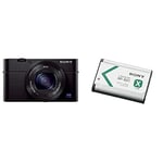 Sony RX100 III Advanced Compact Premium Camera with 1.0-Type Sensor, 24-70 mm F1.8-2.8 Zeiss Lens (DSC-RX100M3) with NPBX1.CE Rechargeable Camera Battery