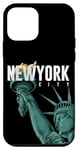 Coque pour iPhone 12 mini Enjoy Cool New York City Statue Of Liberty Skyline Graphic
