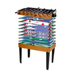MYRCLMY Multigame Game Table 12 in 1, Including Complete Accessories, Game Table with Foosball Table, Pool Table, Table Tennis, Speed Hockey Tabletops Soccer