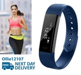Smart Activity Fitness Tracker Bluetooth Watch Sport Bracelet Wristband Fit Bit
