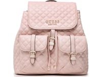 Guess, Adam Flap, Polyuretan, Ryggsäck Textil, Ljusrosa, Dam Dam