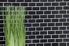 mosaik ws artificial brick artificial black 2,3x4,8x0,8