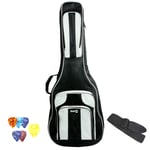 PDT RockJam Premium Guitar Bag with Carry Handle Shoulder Strap Pockets & Lesson