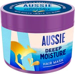 Aussie Deeep Moisture Hair Mask Vegan Hair Treatment - for Very Dry Thick and Cu