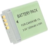 Batteri till NB-13L för Canon, 3.6V, 1250 mAh