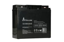 Extralink AKUMULATOR BATTERY ACCUMULATOR AGM 12V 18AH - Batterie - 18.000 mAh Sealed Lead Acid (VRLA) 13.5 V