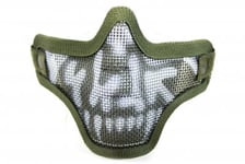 Nuprol Mesh Lower Face Shield - Skull Green