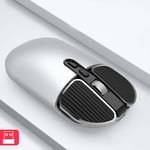 M203 2.4Ghz 5 Buttons 1600DPI Wireless Optical Mouse Computer Notebook Office Home Silent Mouse, Style:2.4G(Silver)