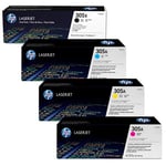 Original Multipack HP LaserJet Pro 400 Color M451dw Printer Toner Cartridges (4 Pack) -CE410X