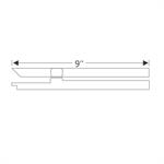 Steele Rubber Products 70-2012-68 Weatherstrip, hardtop aux seal