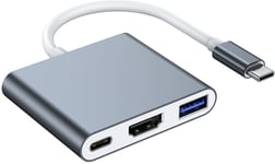 Lippa 3-in-1 87W USB-C Hub - macbook hubb - usb-c