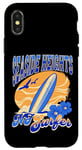 iPhone X/XS New Jersey Surfer Seaside Heights NJ Surfing Beach Boardwalk Case