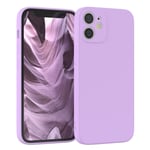 For Apple IPHONE 12 Mini Phone Case Silicone Back Cover Protection Purple