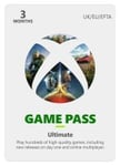 Xbox Game Pass Ultimate – Abonnement 3 mois OS: Windows + one Series X|S