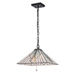 Elstead Lighting - Alderley 38cm - Tiffany lampor - Flerfärgad