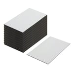 MagFlex Lite 100mm x 60mm Les étiquettes magnétiques Large Flexible - Blanc Brillant à sec Wipe surface (100 feuilles)