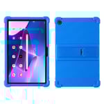 Lenovo Tab M10 Plus (3rd Gen) skal med ett stativ - Blått