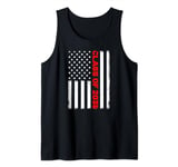 USA Flag Design Class of 2038 Grow With Me Back To School Tank Top