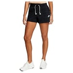 NIKE DM6392-010 W NSW Gym VNTG PE Short Shorts Women's Black/White Size XL
