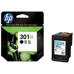 HP 301 XL black ink cartridge, blistered