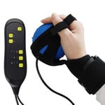 QNMM Multifunctional Electric Hot Compress Stroke Hemiplegia Finger Recovery Equipment Hand Training Electric Fingers Massager Infrared Therapy Finger Passive Training