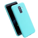 Samsung A6 PLUS 2018 Ultratunn Silikonskal - Turkos
