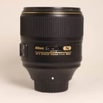 Nikon Used AF-S Nikkor 105mm f/1.4E ED Telephoto Prime Lens