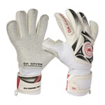 GK Saver Football Goalkeeper Gloves 3D Winner 04 Quartz Hybrid Top Pro Gloves (SIZE 7, NO FINGERSAVE NO PERSONALIZATION)