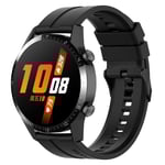 Silikonarmband Huawei Watch GT 3 46mm/Watch GT Runner Svart