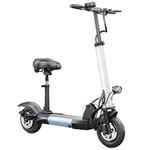 SILOLA Lightweight Foldable Electric Scooter - Up To 37 MPH - Cruise Control, USB Charging And Burglar Alarm And E-Scooter for Adult,50 To 68miles