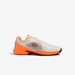 Chaussures de tennis Tech Point homme Lacoste en textile Taille 46 Blanc/orange