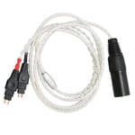 Câble de casque XLR mâle à 4 broches, 3,9 pieds, canal gauche et droit, pour Sennheiser HD580 HD600 HD650 HD25 HD545